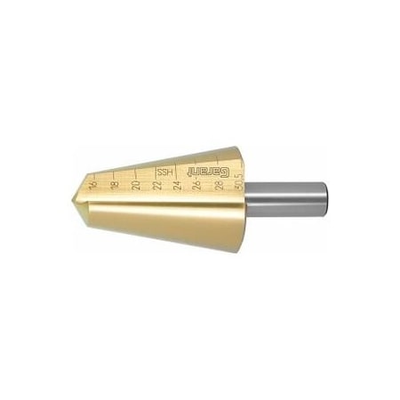 Garant Precision taper sheet and tube drill HSS, TiN, Cutter Dia. DC: 16-30-5mm 118030 16-30,5